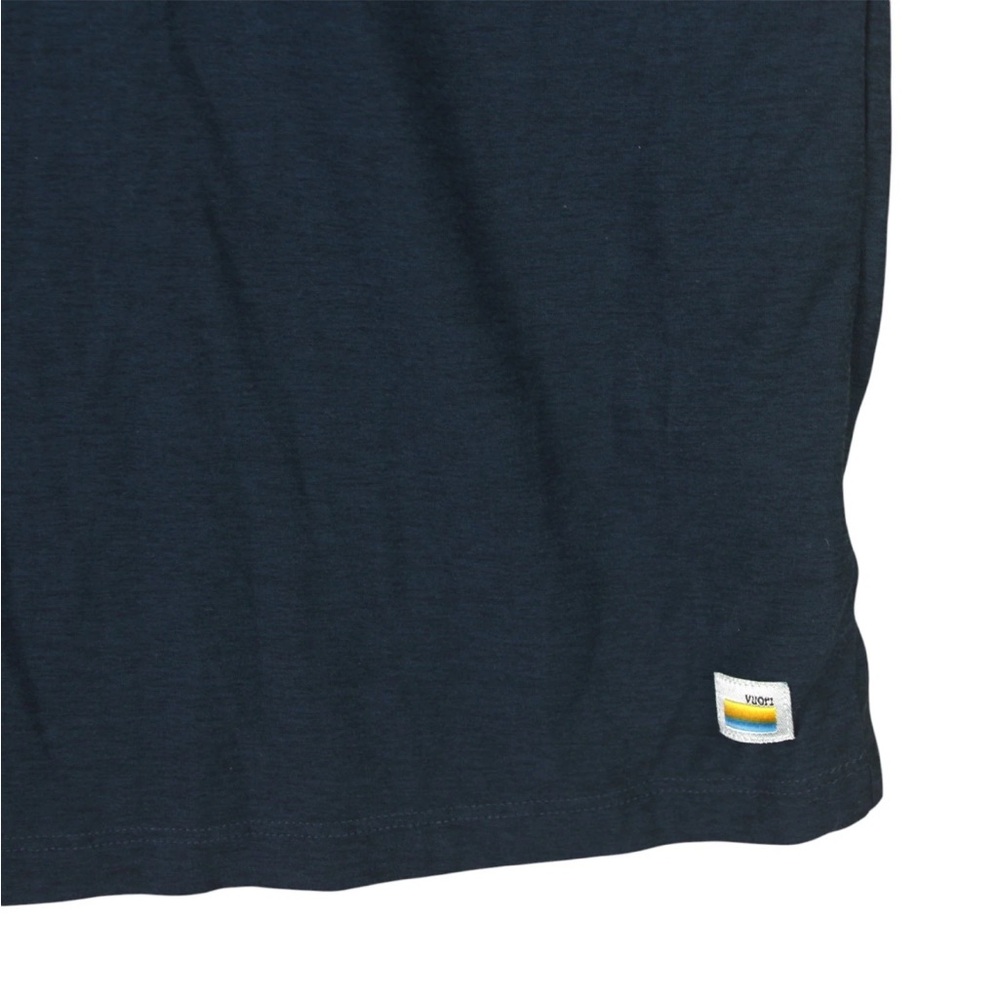 Vuori Strato Tech Polo Shirt Mens XL Navy Blue Short Sleeve Lightweight V188 EUC - Picture 6 of 9